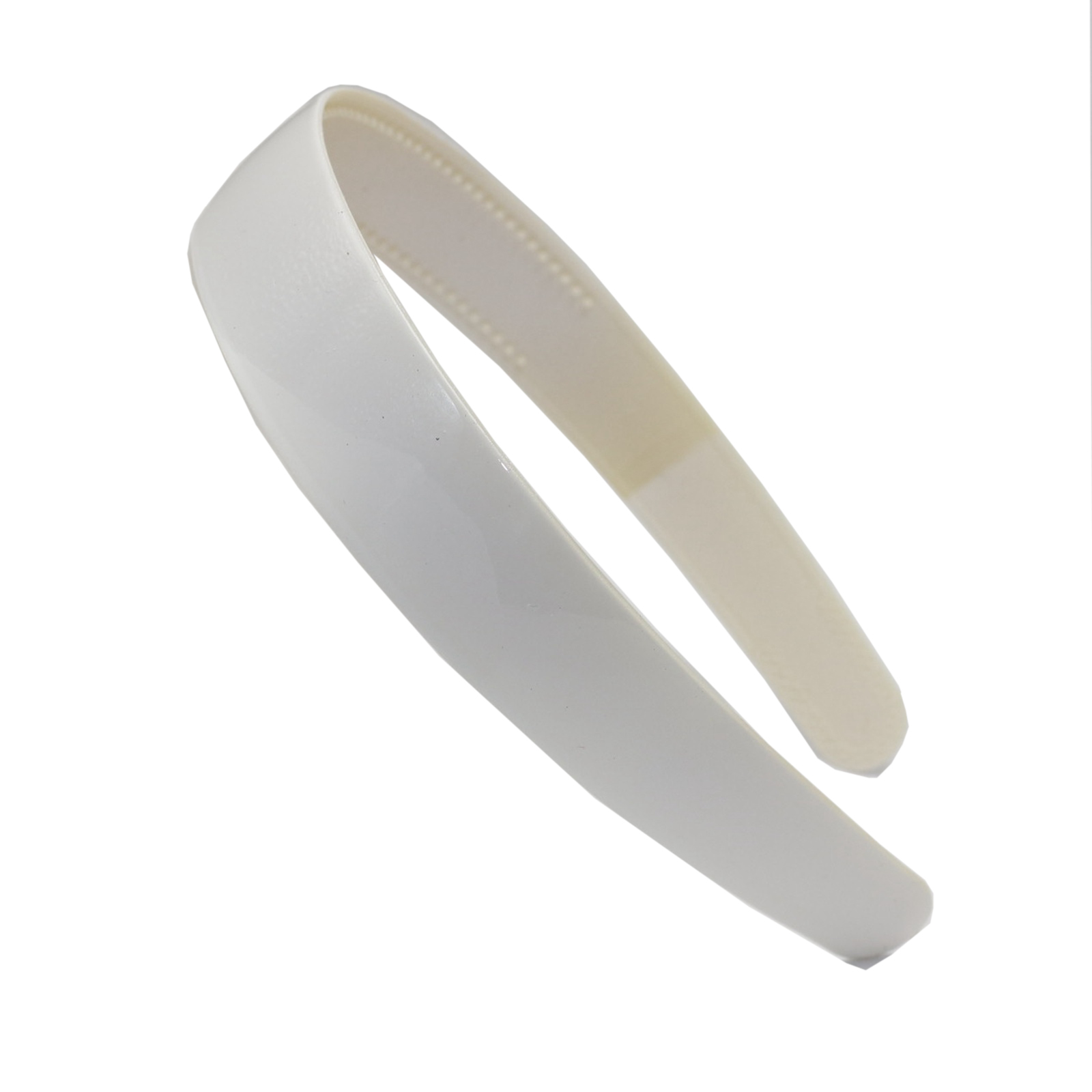5 Bright Color Plastic Wide Alice Hair Band Headband 25mm(1") Hair Accessories: WHITE