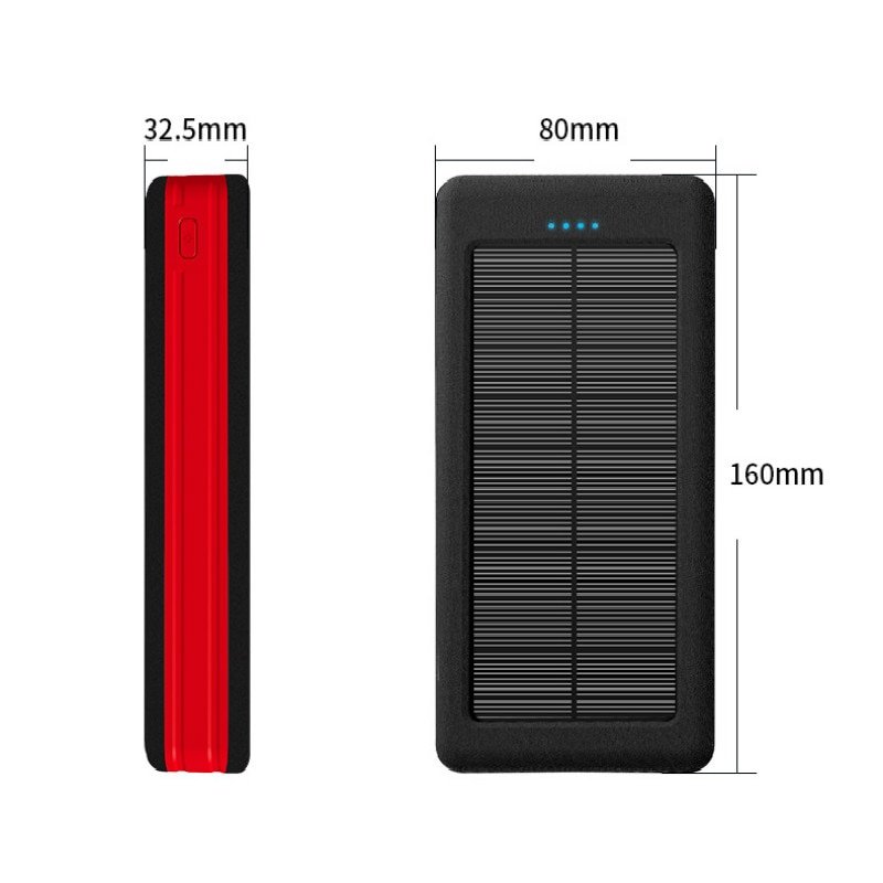Solar Power Bank 99000mAh Large Capacity Portable Charger Outdoor LED PowerBank 4USB Fast Charging For Samsung Xiaomi Iphone