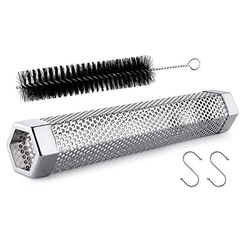 Smoke Tube - 12 Inch Smoke Tube for Pellet Grill 5 Hours of Billowing Smoke, Pellet Smoker Tube for All Grill or Smoker: Default Title