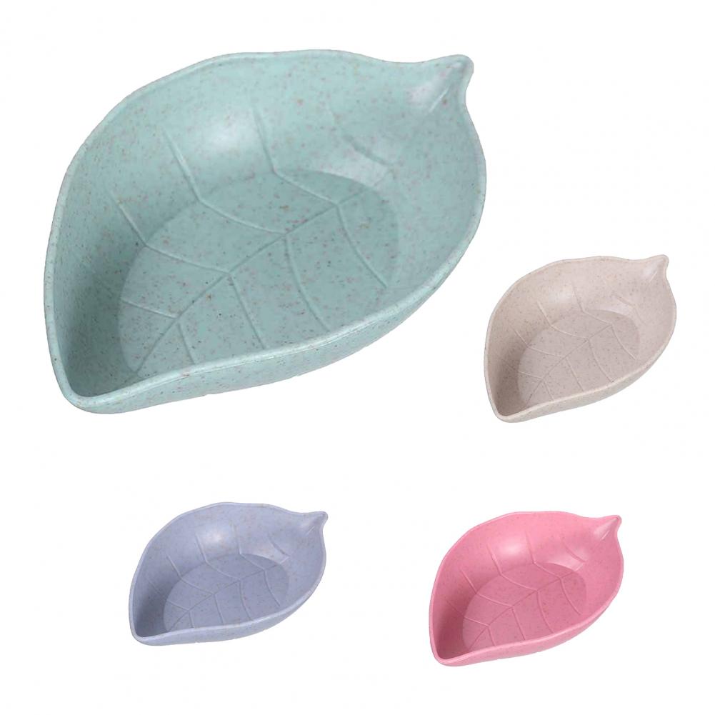4Pcs Dompelen Schotel Dip Bowls Mini Lichtgewicht Kleine Tarwe Stro Dompelen Gerechten Voor Huishoudelijke Dompelen Schotel Jus Boten
