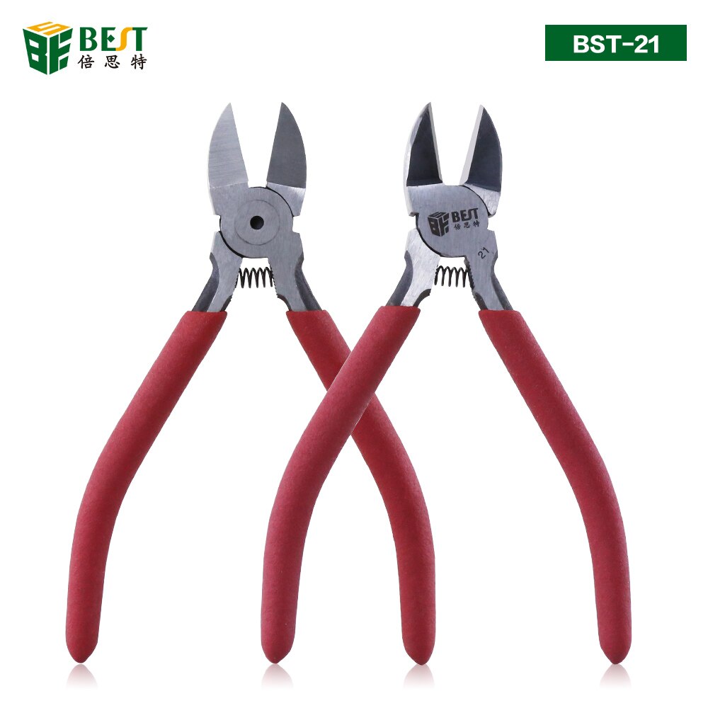 BST-21 Heavy Duty Electrical Wire Cable Cutter Diagonal Cutting Pliers