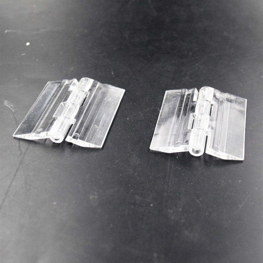 10 stuks Plastic Vouwen Scharnieren Transparant Plexiglas Scharnier Duurzaam Helder Acryl