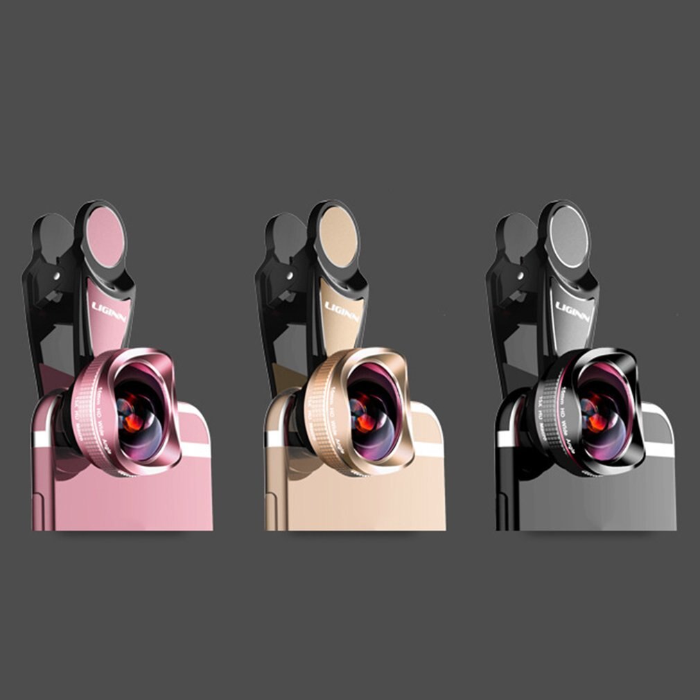 L-620 Mobile Phone Lens 16Mm Distortion-Free Wide-Angle Macro 2-In-1 Hd External Universal