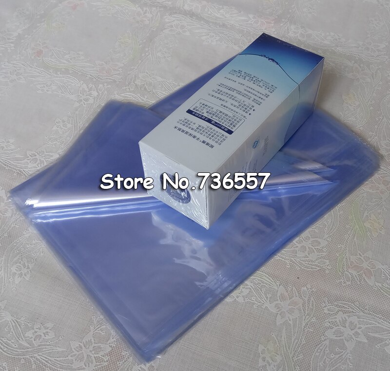 Pvc heat shrink bags Clear Membrane Plastic Cosmetic Packaging pouches Plastic shrinkable bags