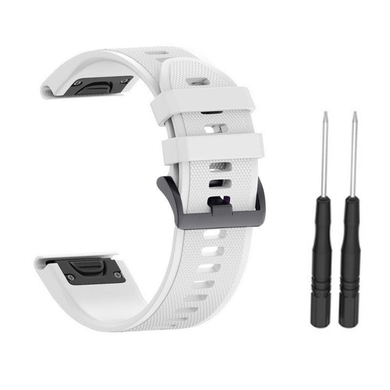 Silicone Strap For Garmin Fenix 3 3HR 5X 5X Plus Band Sport Bracelet Rubber Watchband Silicone Fitness Replacement Band: 1