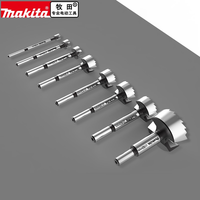 Makita Forstner Bohrer Holz Loch Boring Cutter 10mm 15mm 20mm 25mm 26mm 30mm 32mm 35mm 40mm 50mm D-47357 Holzbearbeitung Loch Sah