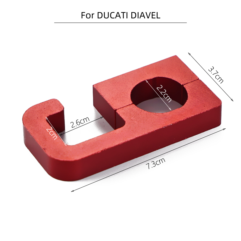 Voor Ducati Diavel Xdiavel S Diavel 1260 1200 Motorfiets Bagage Helm Haak Aluminium Mount Houder Haak Hanger