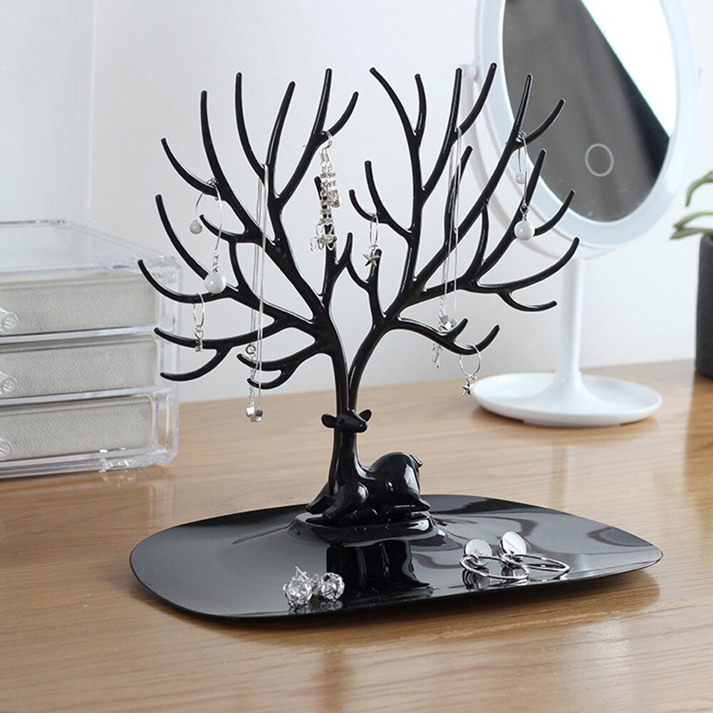 Little Deer Jewelry Stand Display Jewelry Organizer Tray Tree Earring Holder Necklace Ring Pendant Bracelet Display Storage Rack