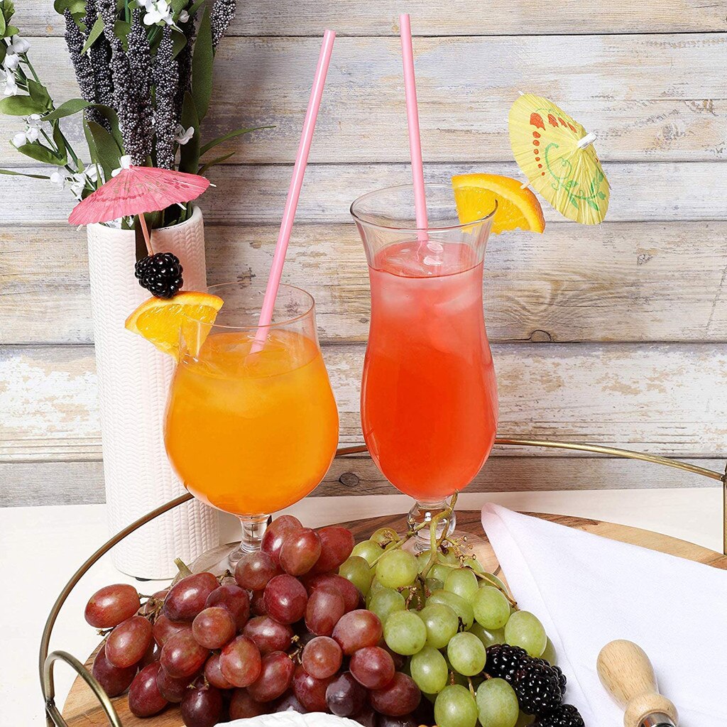 50Pcs Paper Drink Cocktail Parasols Umbrellas Luau Sticks Tropical Hawaiian Party Wedding Paper Umbrella Decoration Bar Decor