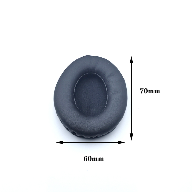 Almohadillas ovaladas para auriculares, fundas de esponja, cojín de espuma de cuero 60*70 60*80 65*85 70*90 75*95 80*100 85*105 90*105 90*110 2 uds: Caqui