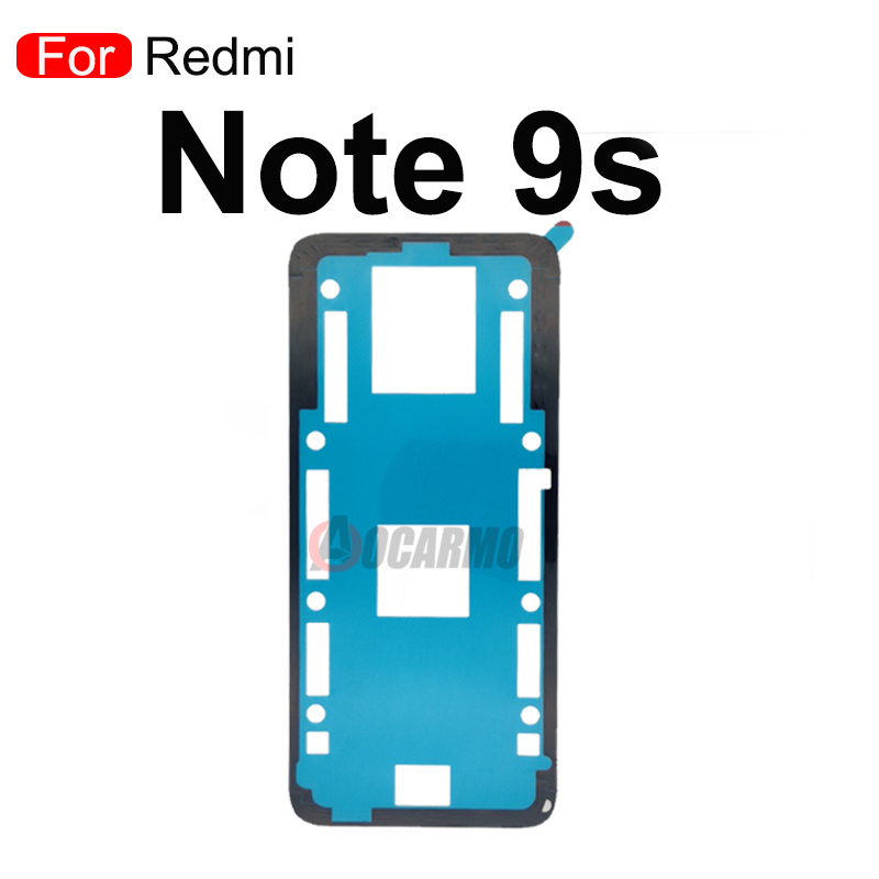 Aocarmo Terug Lijm Voor Xiaomi Redmi Note 7 8 9 Pro 9S 9S 8T Terug Glas Cover sticker Lijm: For Redmi Note 9S