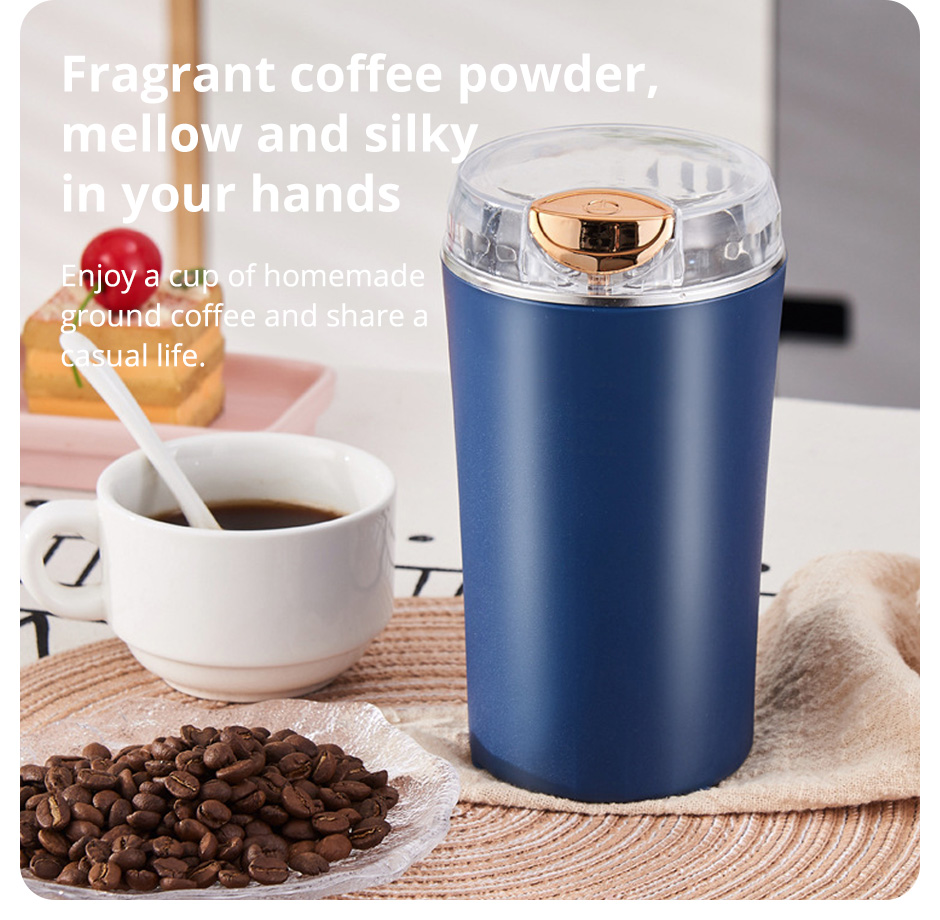 Kleine elektrische Schleifmaschine Getreidemühle Kaffeemühle Edelstahl Nüsse Bohnen Körner Mühle Kräuter für sterben Küche