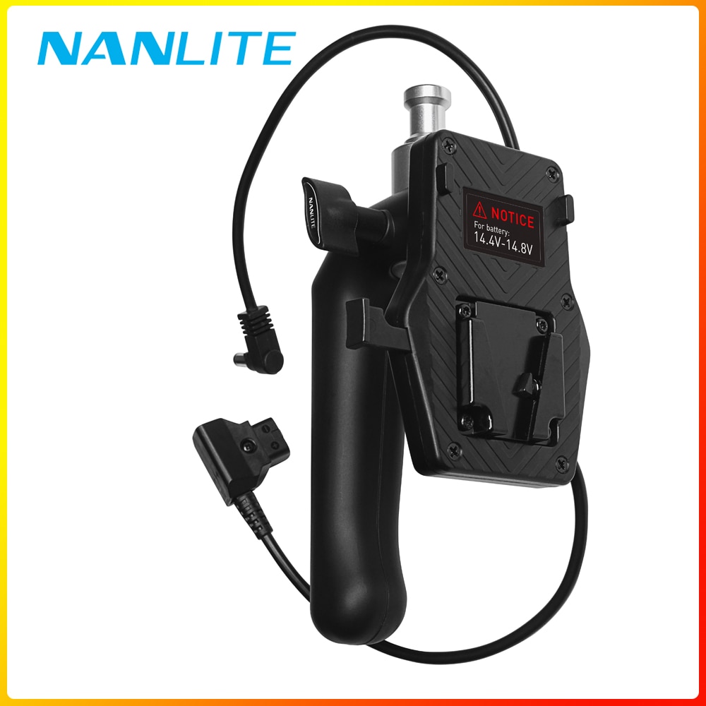 Nanlite-BH-FZ60-V para Forza 60 60B, montaje en V, empuñadura de batería