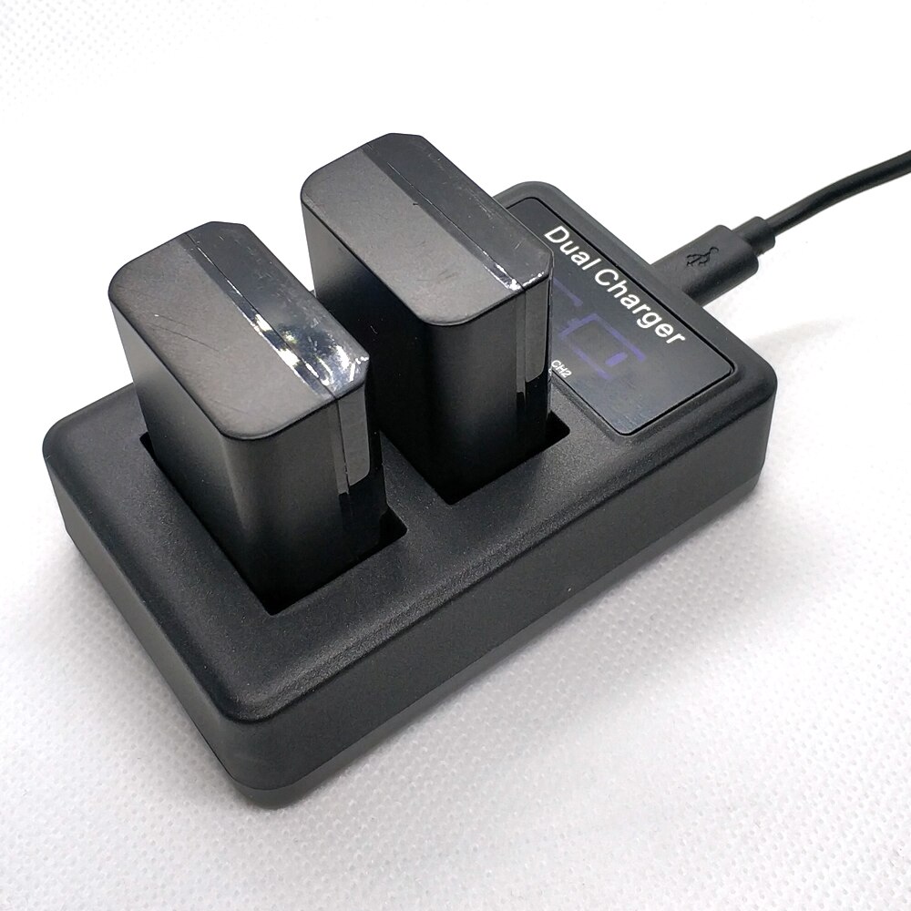 2000mAh NP-FW50 NP FW50 Batterij + LED USB Dual Charger voor Sony Alpha a6500 a6300 a7 7R a7R a7R II a7II NEX-3 NEX-3N NEX-5