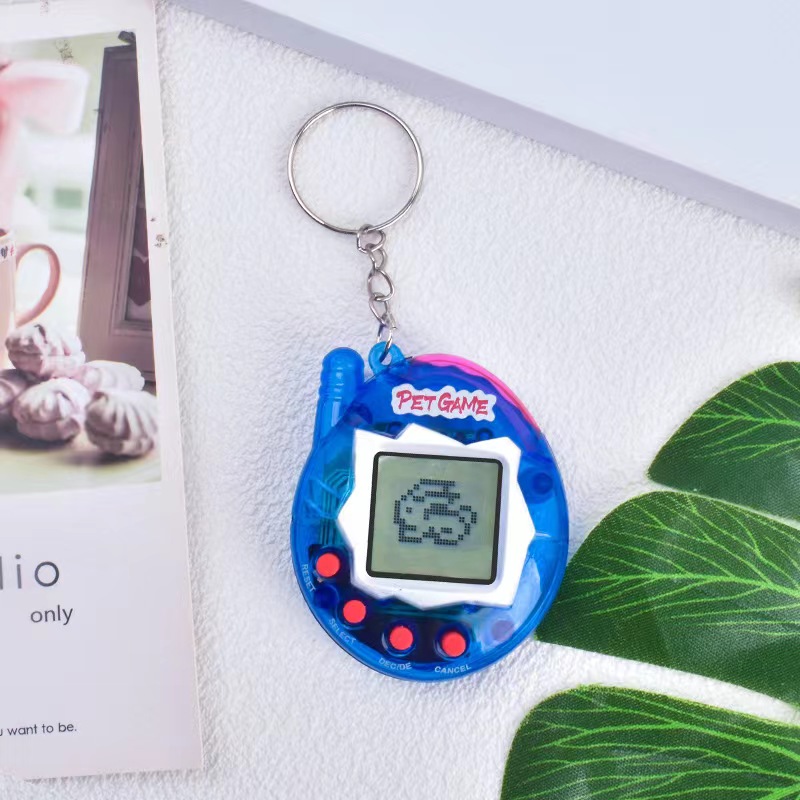 1 st elektroniska husdjur 90s nostalgiska 168 husdjur i ett virtuella cyber digitala husdjursleksaker roliga leksaker: Grå