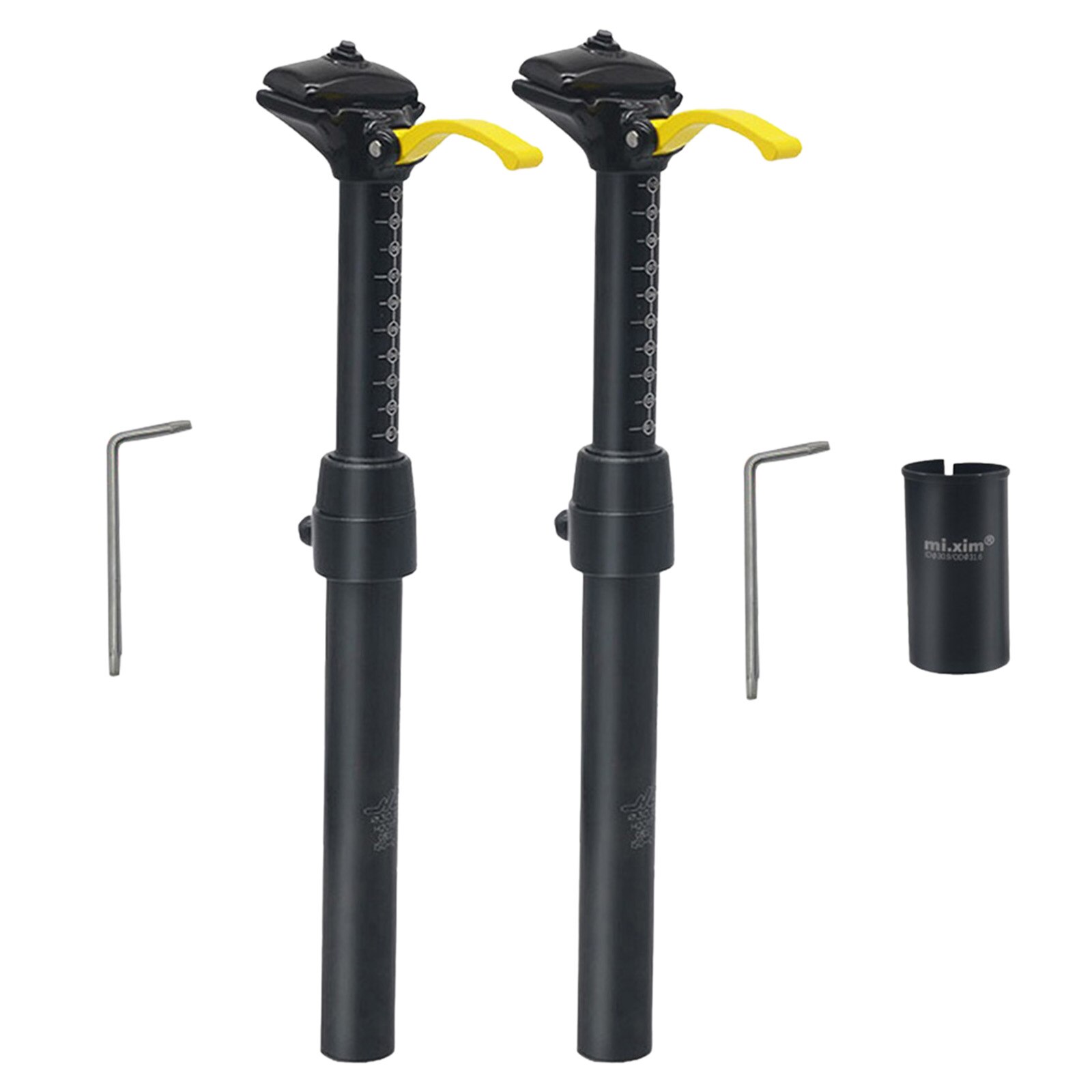 Fiets Verstelbare Zadelpen Zadelpen Zadel Pole, Kalibratie Op Oppervlak Helpt Verhogen Hoogte Van Zadel