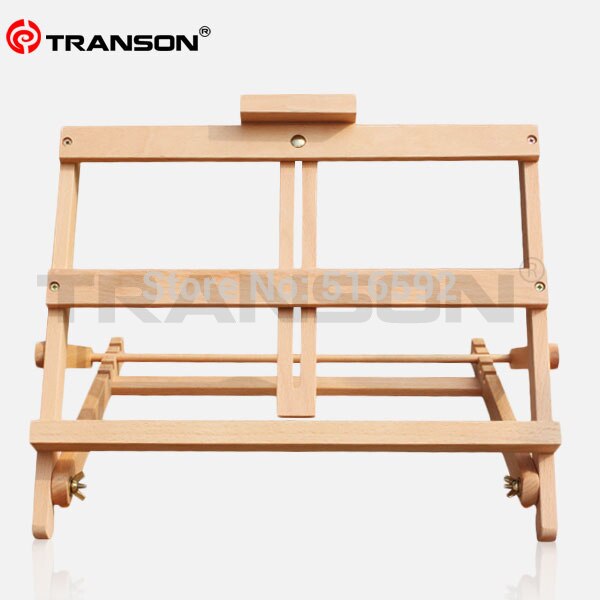 Caballete de mesa ajustable de madera de haya para pintura al óleo, caballete de madera plegable, mini caballete de madera
