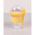 Chill To go Yoghurt Parfait cute cups muesli lunch box reusable Bottle Breakfast exotic Fruit with Spoon Holder party: Yellow