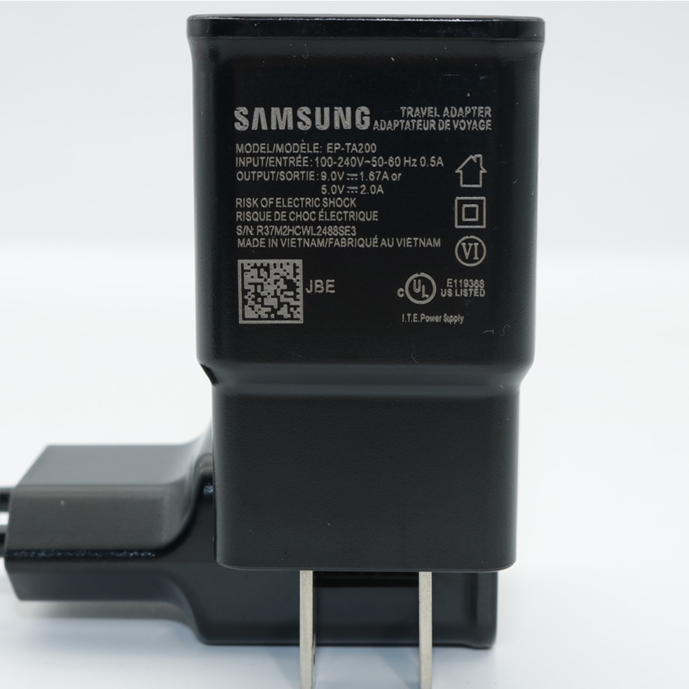 Adaptador de enchufe para Samsung Galaxy US, Cable de carga rápida 1M tipo C para Galaxy S10, S8, S9 Plus, A30, A50, A70, Note 10