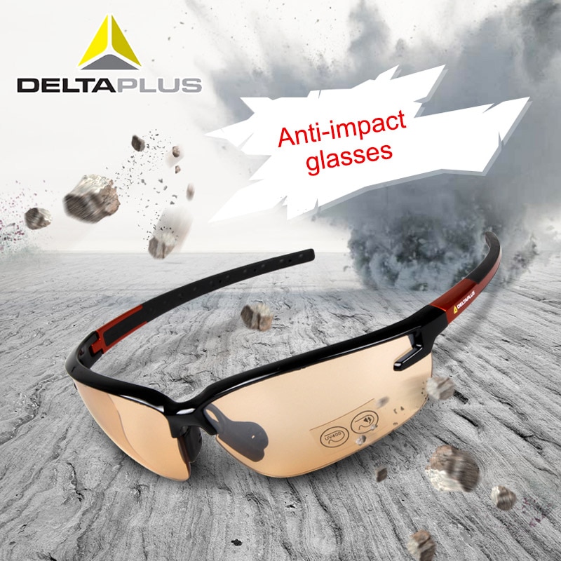 Deltaplus 101110 Veiligheidsbril Outdoor Bril Stofdicht Zand Winddicht Uv Bril Rijden Beschermende Bril