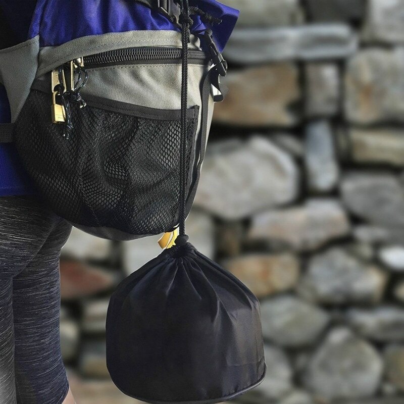 Batterie de cuisine de camping, gamelle, réchaud de camping, équipement de randonnée, sac de randonnée en plein air, équipement de cuisine, casserole durable, poêle, bols