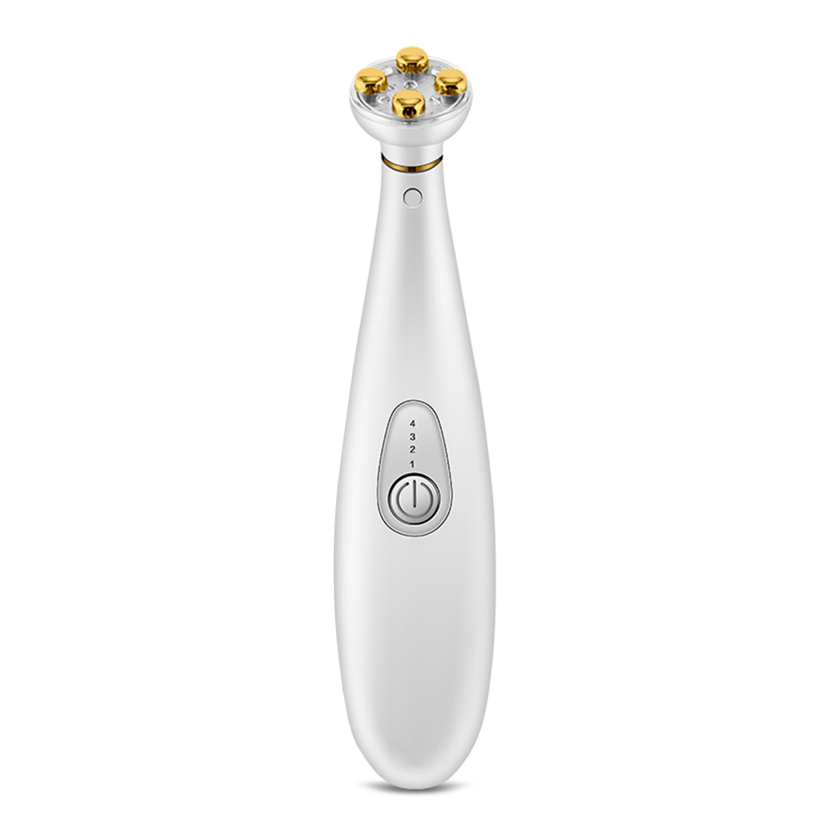 Eye Massage Eyes Facial Massager Wand for Dark Circles Puffiness & Fatigue Removal USB Rechargeable Eye Face Massage Eye Beauty: White