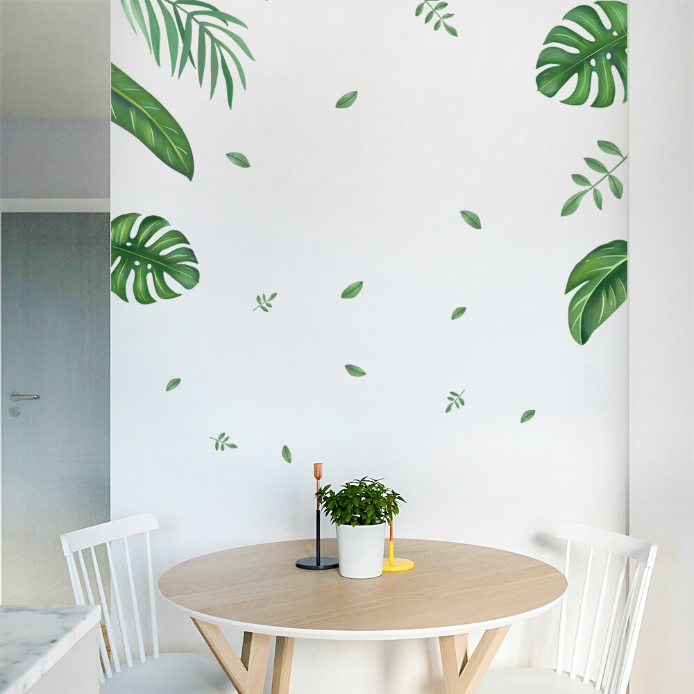 Soveværelse plante dørklistermærker wallsticker til børneværelse vægdekorationer stue hjørneklistermærke baby boligtilbehør