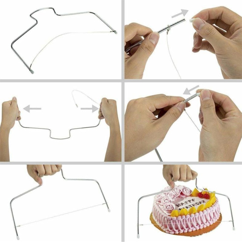 Sandwich Cutter,Stainless Steel,Cake Cutter Tool,Kitchen Accessories,Bread Cutting Tool,Kitchen & Dining,Cake Bread Cutter Level