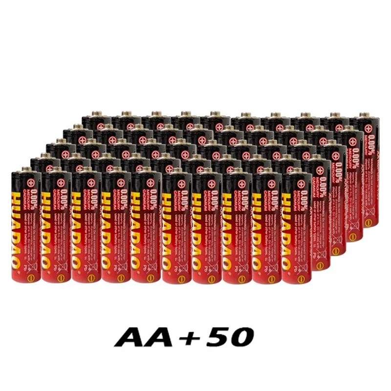 Batería alcalina AA de 1,5 V desechable utilizada para calculadoras, relojes, linternas, radios, ratones, reproductores de MP3, luces LED: Borgoña