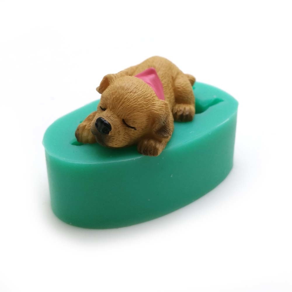 Corgi bulldog silikonfondantformar 13 hundar formar djurtårta dekorationsverktyg choklad dessert polymer lerform  f0661xg: F0665xg