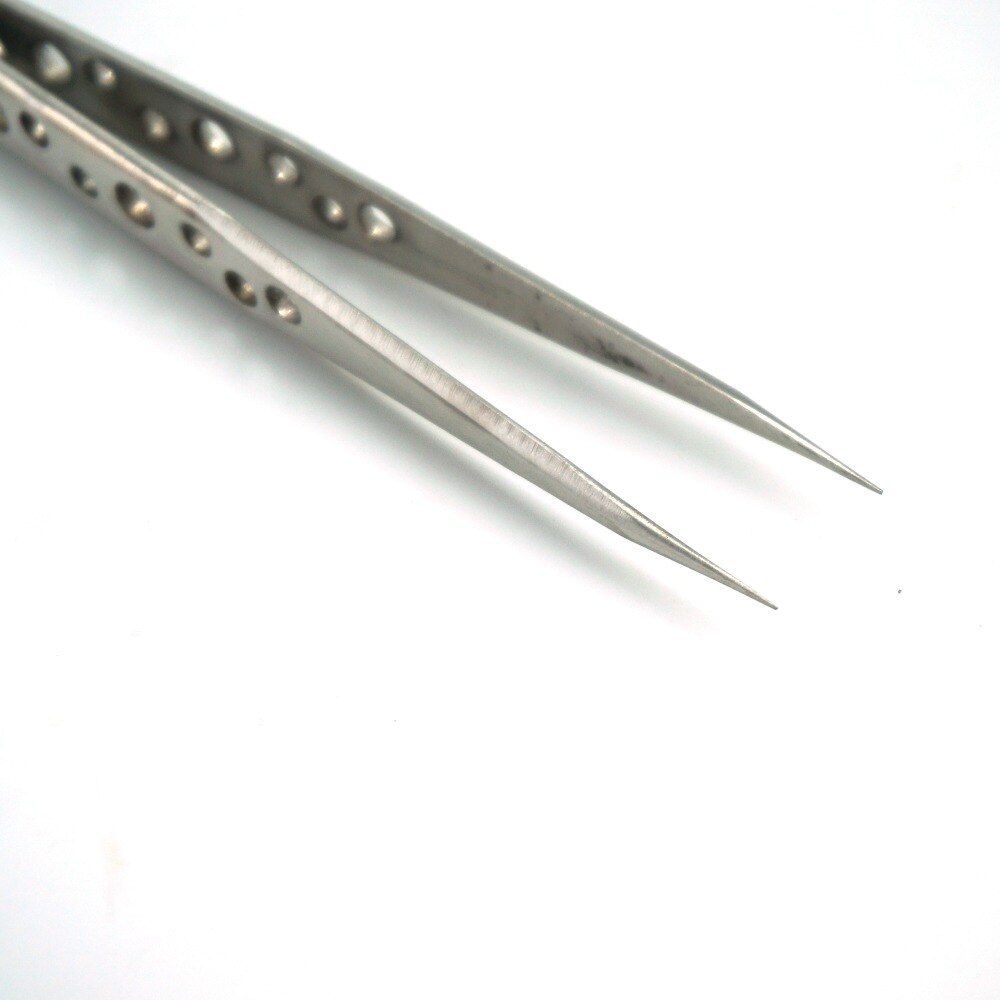 Ultra Thin Precision Straight Tweezers Stainless Steel Forceps for Cell Phone Tablet Computer Repair Hand Tools