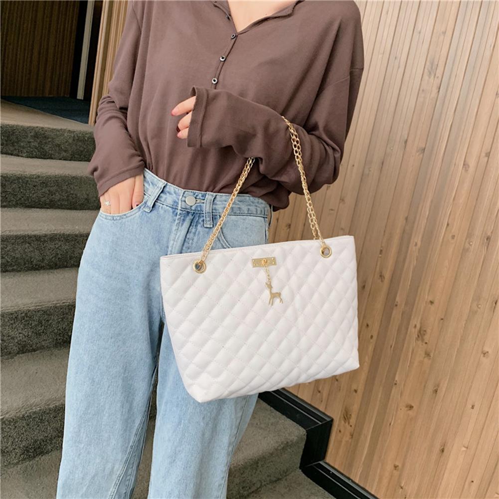 PU Leather Chain Handbag Women Large Top-handle Bags Shoulder Totes Bags Shoulder Bags Women Girl Handbags