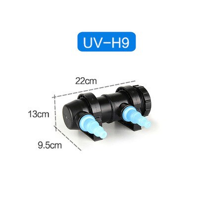 JEBO UV lampe fisch Panzer Sterilisation lampe UV algen entfernung Aquarium Anlage Mini Nano Serie Wasser Reiniger Filter: UV-H9