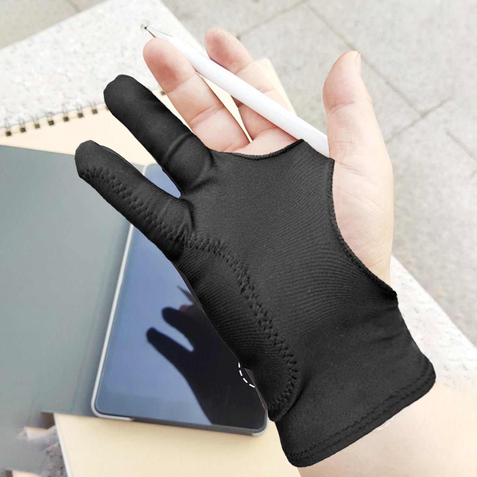 Gant de tablette à dessin, gant d'artiste pour tablette à dessin, gants de tablette graphique d'art numérique, bon pour la main droite et gauche pour croquis