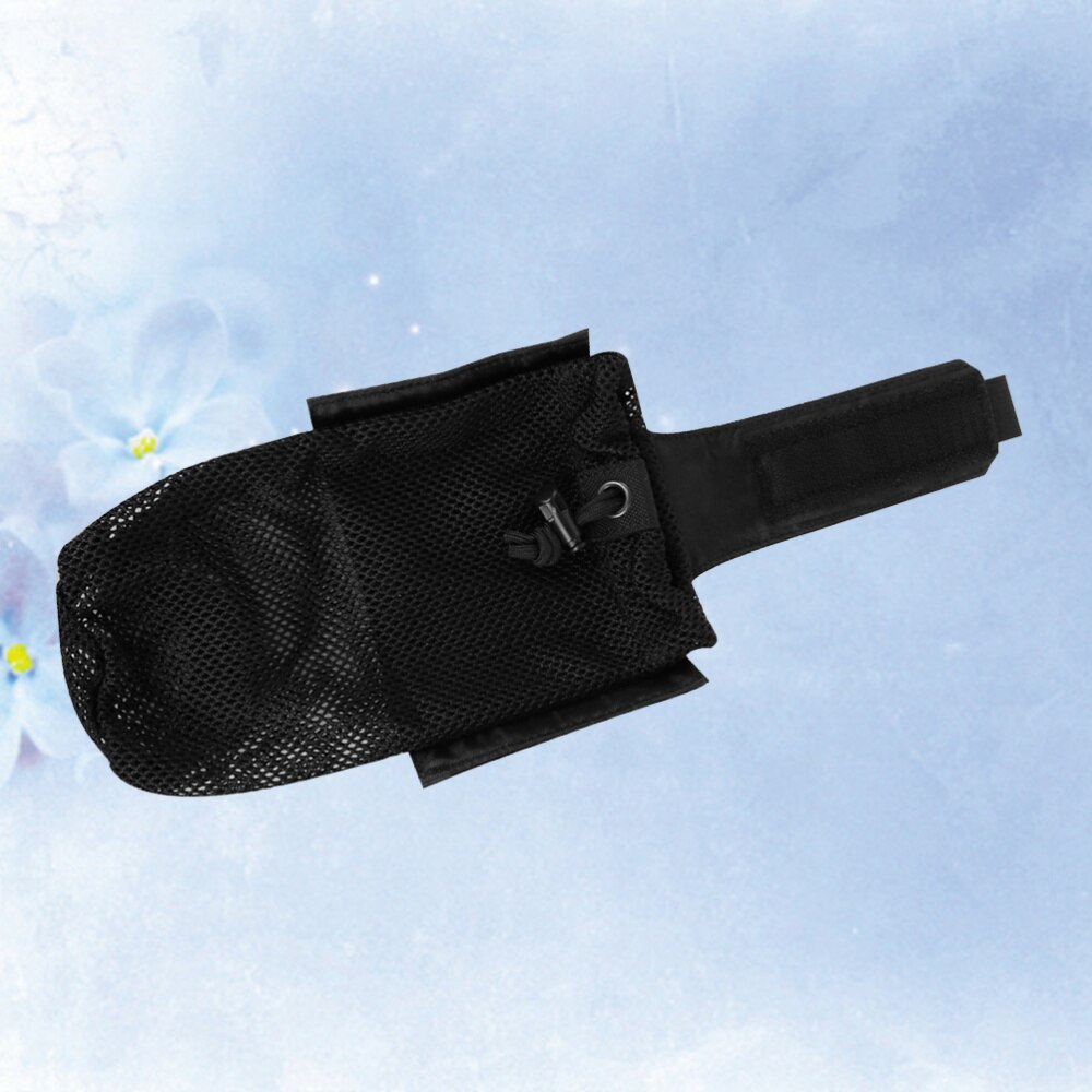 1PC Attachment Molle System Vest Accessory Kit Storage Molle Bag Foldable Bottle Pouch for Outdoor Camping Hiking (Black)