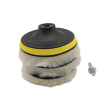 5pcs Polishing Buffing Pad Set Waxing Polishing Disc Polisher With Drill Adapter Car Auto Car Paint Care