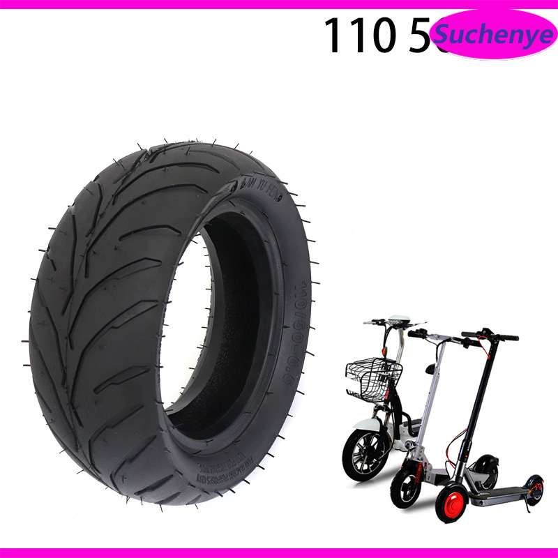 SHZICMY 110/50-6.5 Rear Wheel With Tyre Alloy Rim Hub Inner Tube For Mini Pocket Bike