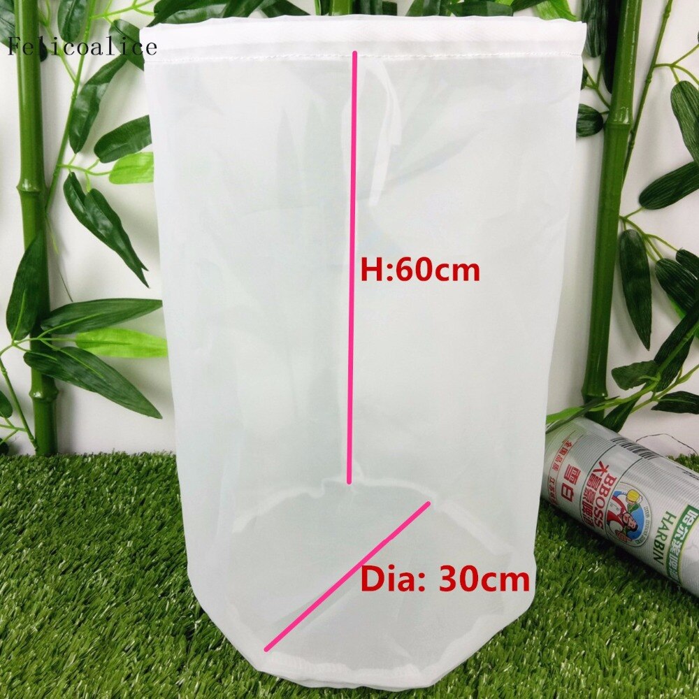 Sac filtre en Nylon pour bière | De alimentaire, thé, lait café jus de vin, Mash, Nylon, seau filtrant pour brassage de bière à domicile 1 pièce