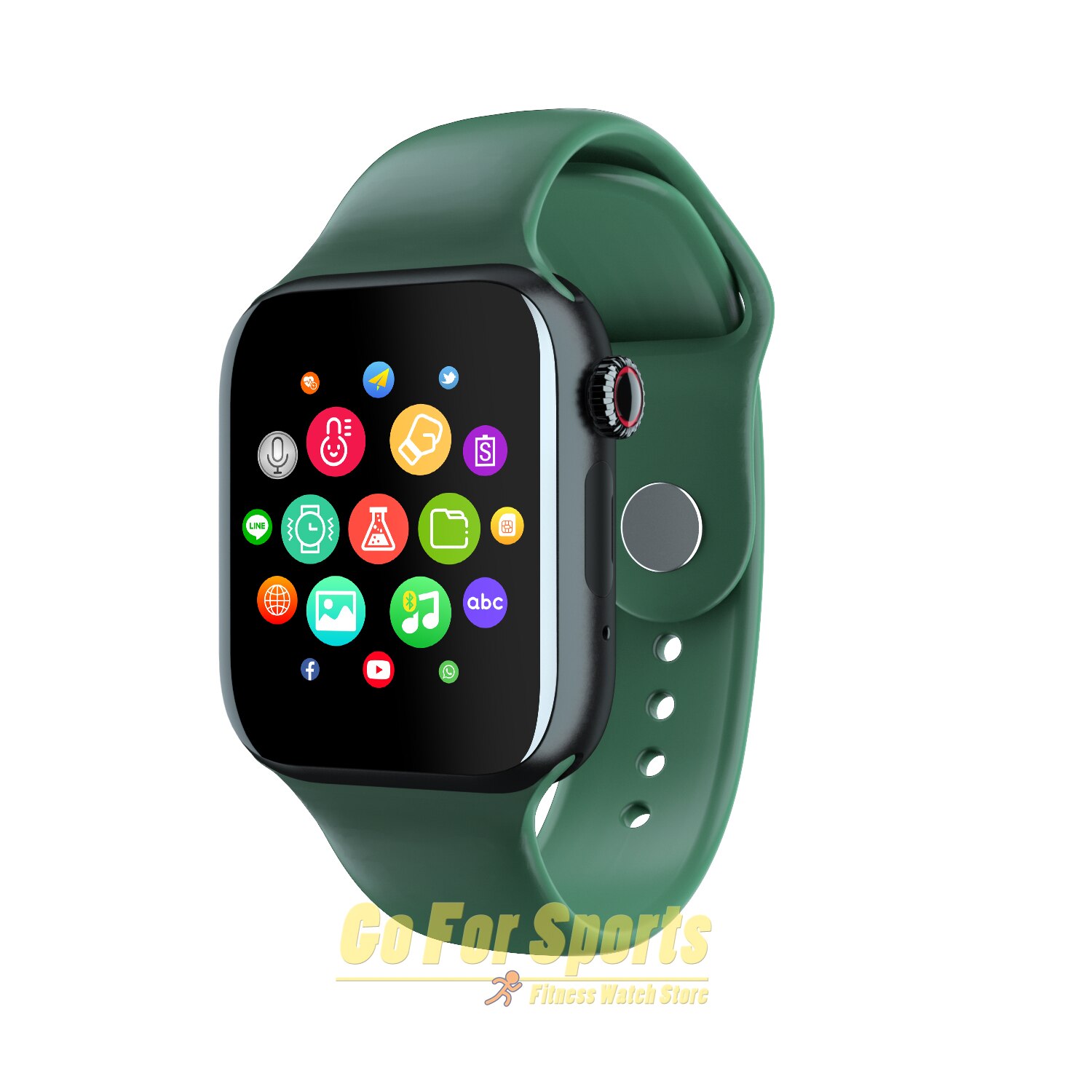 Smart Horloge Bluetooth Call Sport Fitness Band Hartslag Bloeddruk Testen Mannen Muziek Horloge Vrouwen Smartwatch Z13 Pk X6 z6S: black green