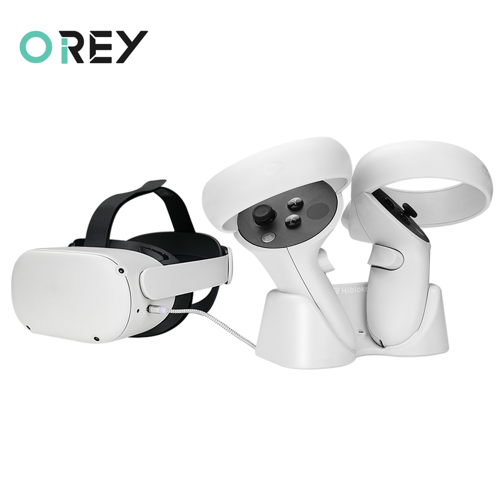 Magnetische ladestation für oculus quest 2 , halterung für zwei controller, aufbewahrungsbasis für quest 2 vr , zubehör