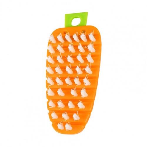 Vegetable Cleaning Brush Eco-friendly Multifunctional Carrot Shape PP Durable Adorable Potato Scrubber Kitchen Tools Brushes: Default Title
