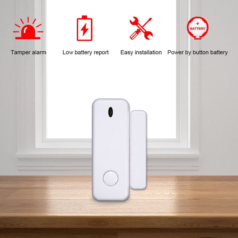 Smartrol 433mhz Door Window Alarm Sensor Security Alarm Host Accessories for Android Ios Home Alarm System Kits Apps Control