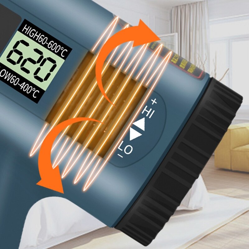 Soplador de aire , herramienta de soldadura eléctrica de 2000W, 23GB