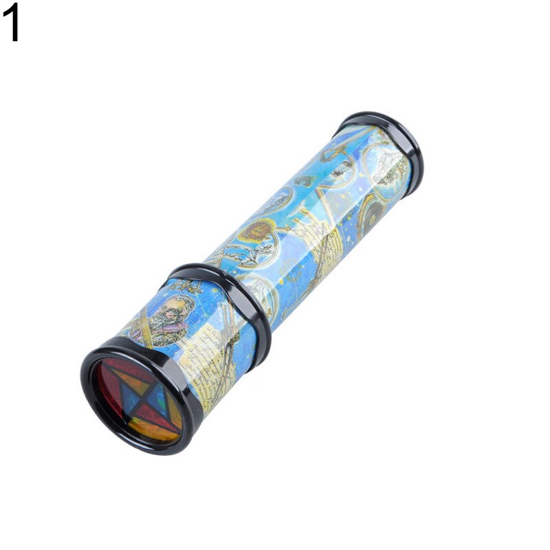 Colorful Cartoon 3D Kaleidoscope Imaginative Fancy World Magic Toddler Sensory Educational Toys For Children Birthday Toy: Random Color Small