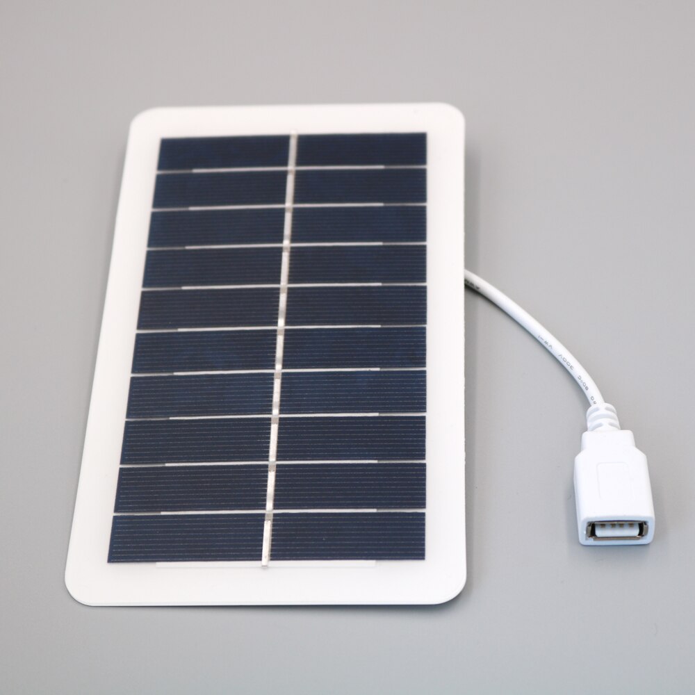 Usb Zonnepaneel Outdoor 2W 5V Portable Solar Charger Pane Klimmen Fast Charger Polysilicium Reizen Diy Solar Charger generator