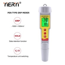 yieryi orp-619 ORP/TEMP Meter Backlit Display Drinking Water Analysis Device Portable Oxidation Reduction Analyzer