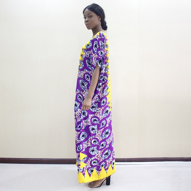 Neue Afrikanische kleidung Tranditional Lange verlieren Kleid Jahrgang Dashiki Kaftan ethnische afrikanische kleider für frauen mit schal