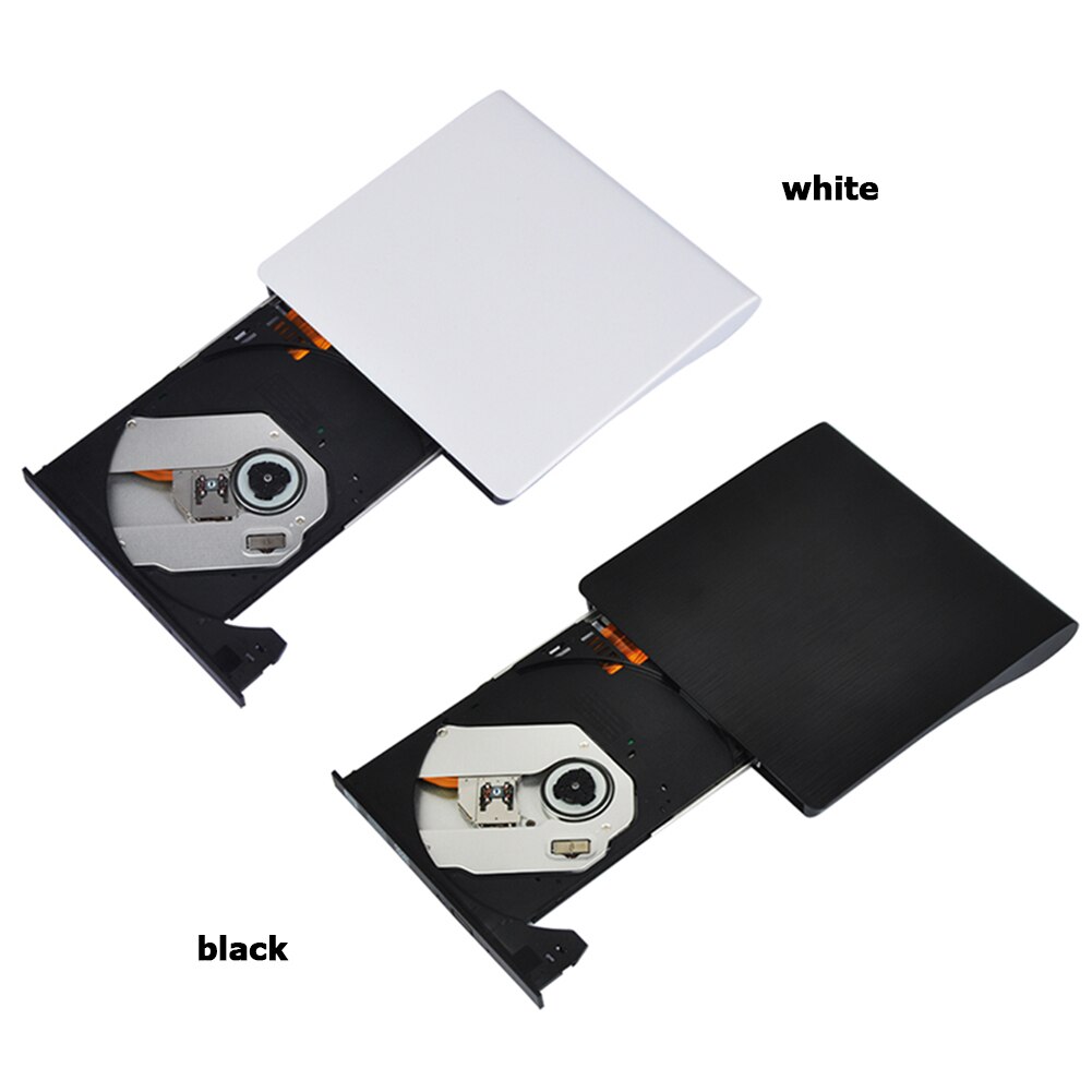External CD Drive USB 3.0 Portable Optical Drive Ultra Slim CD DVD ROM Rewriter Burner Writer for Windows Mac OS Laptop
