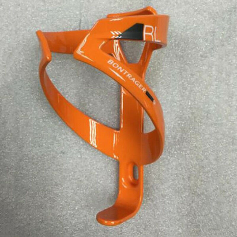 Nylonfiber vatten dryck flaskställ cykel cykelhållare fäste bur sport cykel fäste på orange röd rosa grön blå svart: Orange