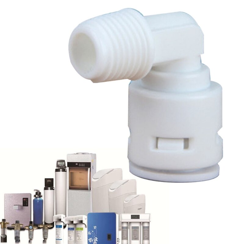 Tube Fittings L Connectors 0.25Inch Inner Push Type Air Fitting Quick Connect Ball Valve for RO System Water Filter Plas U1JE: E